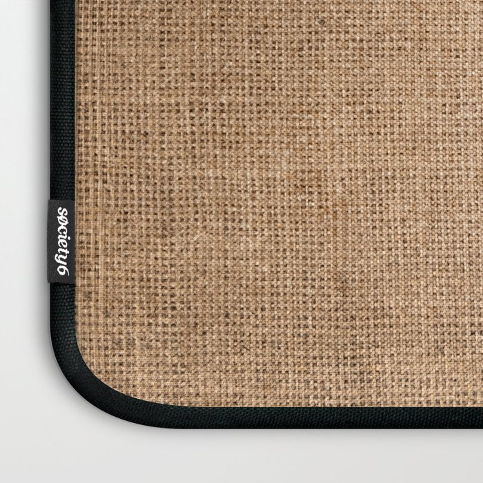 Burlap Fabric 2.0 Laptop Sleeve Gallery Image 3