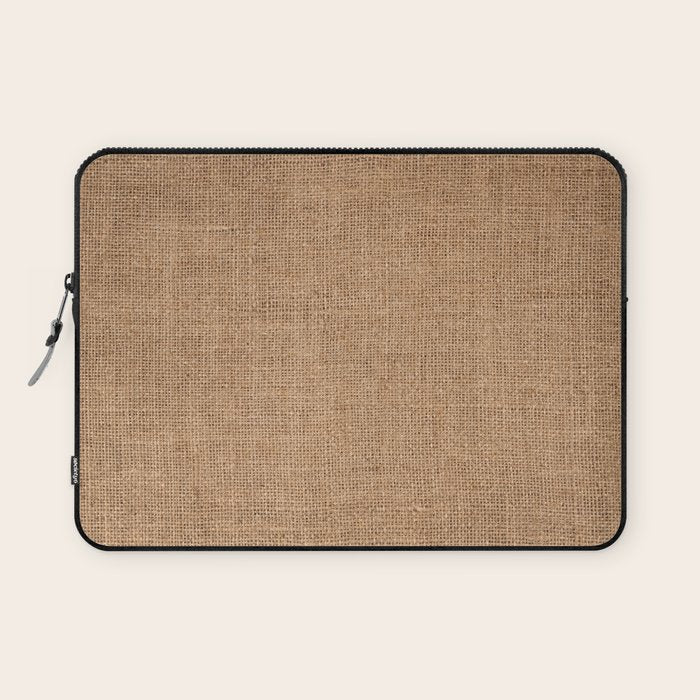 Burlap Fabric 2.0 Laptop Sleeve Gallery Image 1