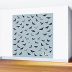 Pigeons Doing Pigeon Things Wall Mural Gallery Image 2