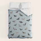 Pigeons Doing Pigeon Things Comforter Gallery Image 6