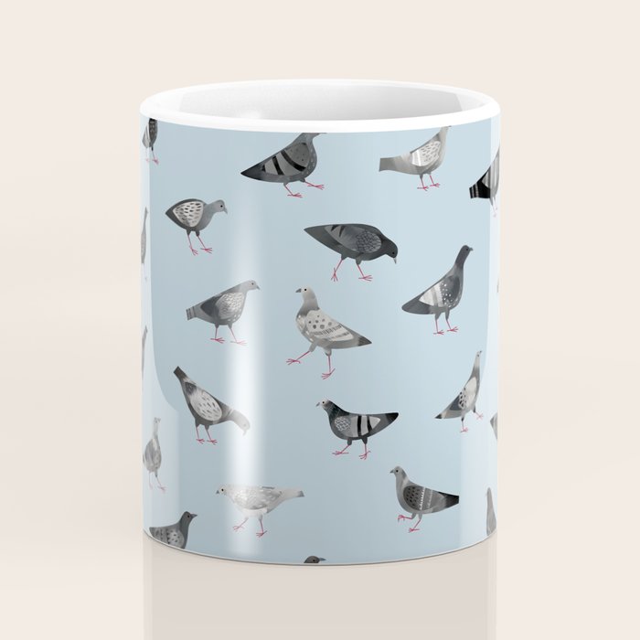 Pigeons Doing Pigeon Things Coffee Mug Gallery Image 4