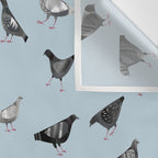 Pigeons Doing Pigeon Things Wall Tapestry Gallery Image 3