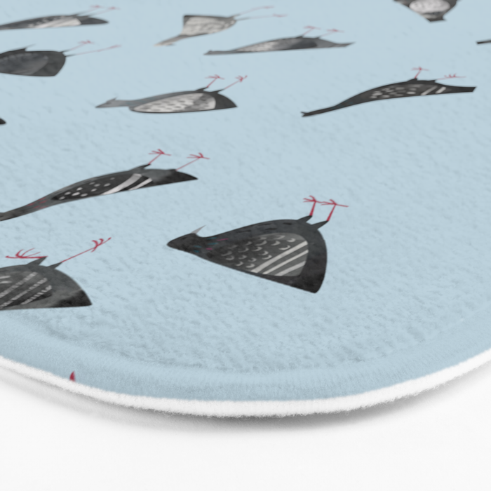 Pigeons Doing Pigeon Things Bath Mat Gallery Image 3