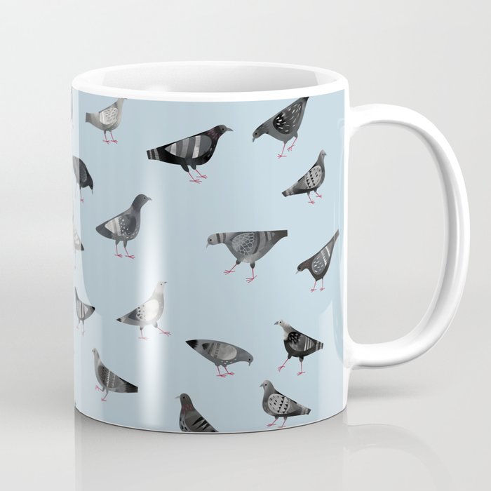 Pigeons Doing Pigeon Things Coffee Mug Gallery Image 1