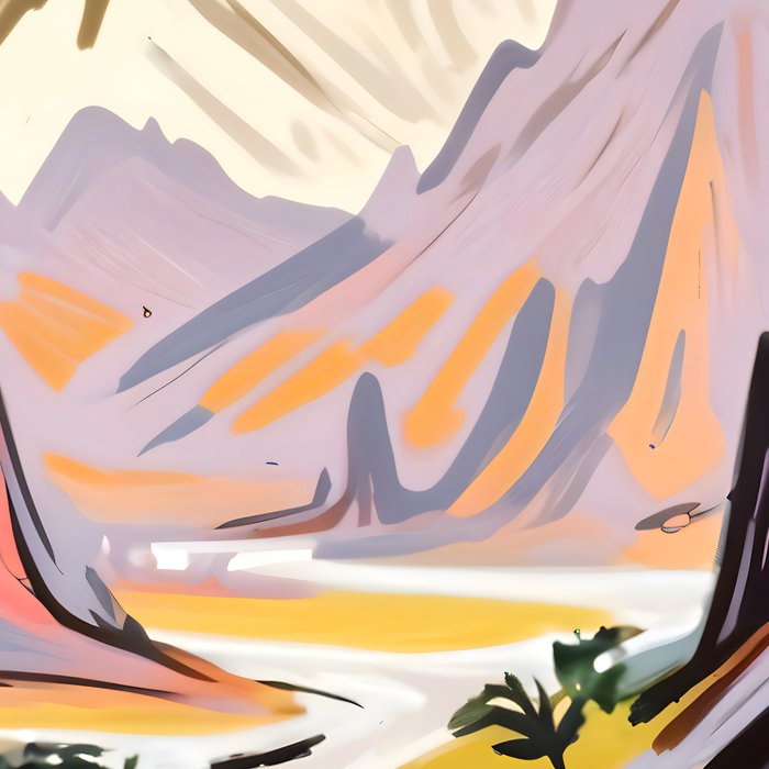 Lavender Mountains, Romantic Scenic Landscape Nature, Travel Summer Painting, Bohemian Colorful Hills Adventure Sunset Coffee Mug Gallery Image 2