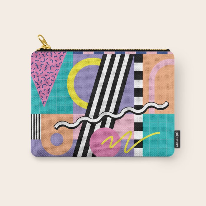 Memphis pattern 85 - 80s / 90s Retro Carry All Pouch Gallery Image 1
