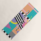 Memphis pattern 85 - 80s / 90s Retro Yoga Mat Gallery Image 1