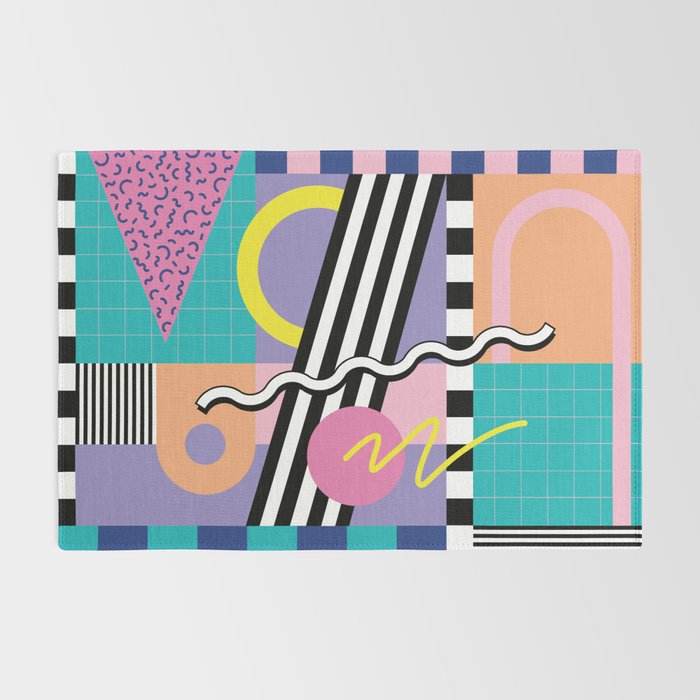 Memphis pattern 85 - 80s / 90s Retro Rug Gallery Image 2