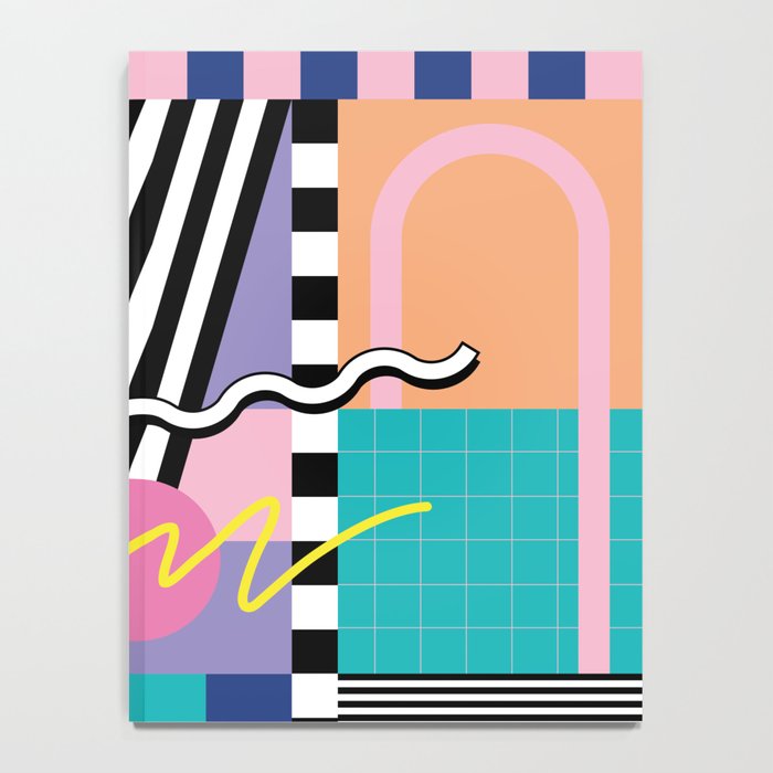 Memphis pattern 85 - 80s / 90s Retro Notebook Gallery Image 4