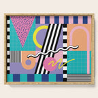 Memphis pattern 85 - 80s / 90s Retro Serving Tray Gallery Image 1