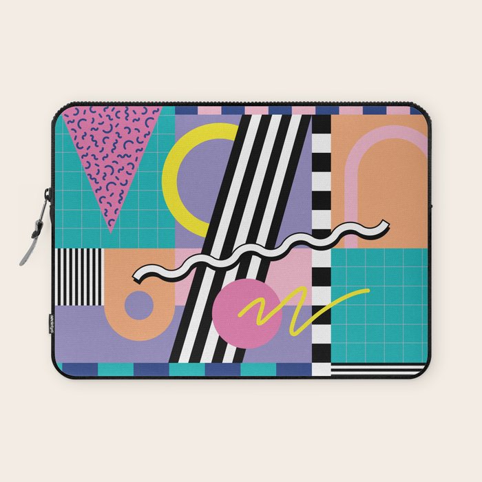 Memphis pattern 85 - 80s / 90s Retro Laptop Sleeve Gallery Image 1