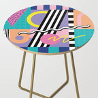 Memphis pattern 85 - 80s / 90s Retro Side Table Gallery Image 2