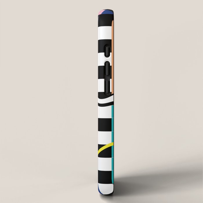 Memphis pattern 85 - 80s / 90s Retro iPhone Case Gallery Image 2