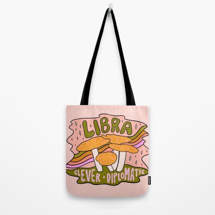 Libra Mushroom Tote Bag Gallery Image 2