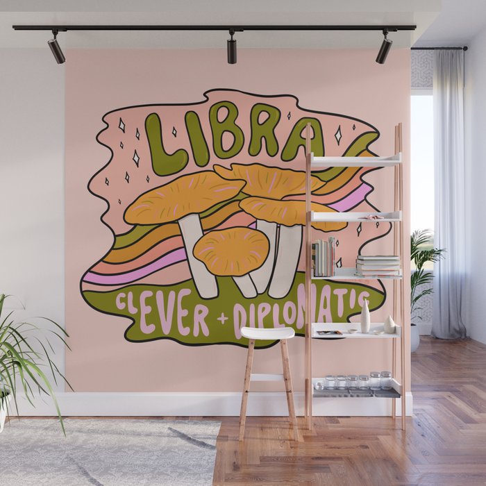 Libra Mushroom Wall Mural Gallery Image 1