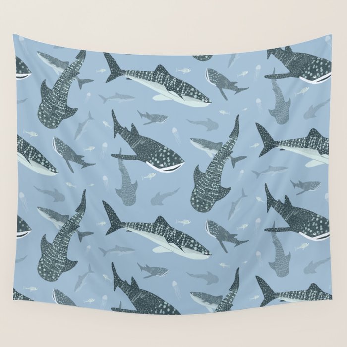 Whale Sharks Wall Tapestry Gallery Image 4