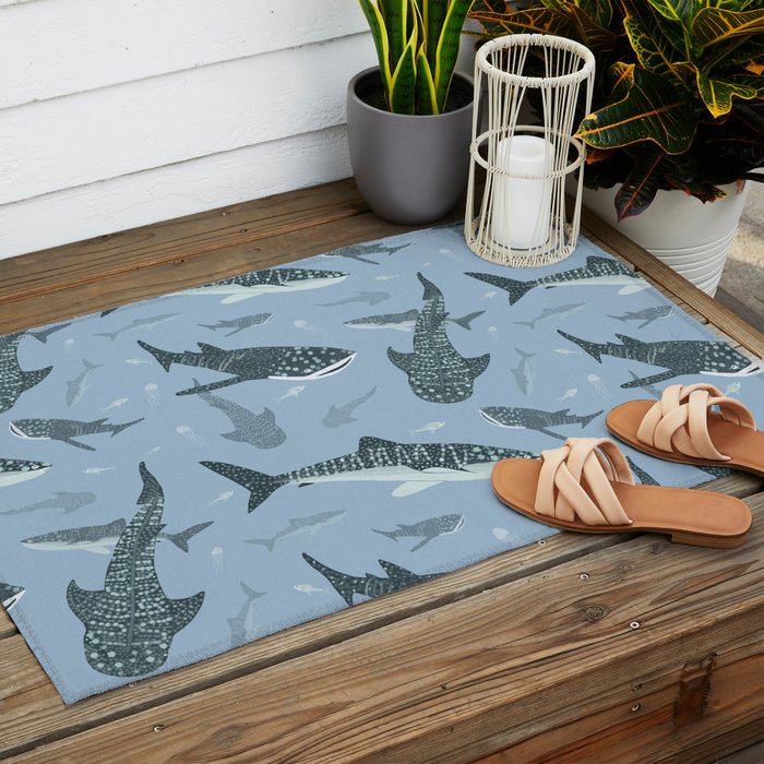Whale Sharks Outdoor Rug Gallery Image 2