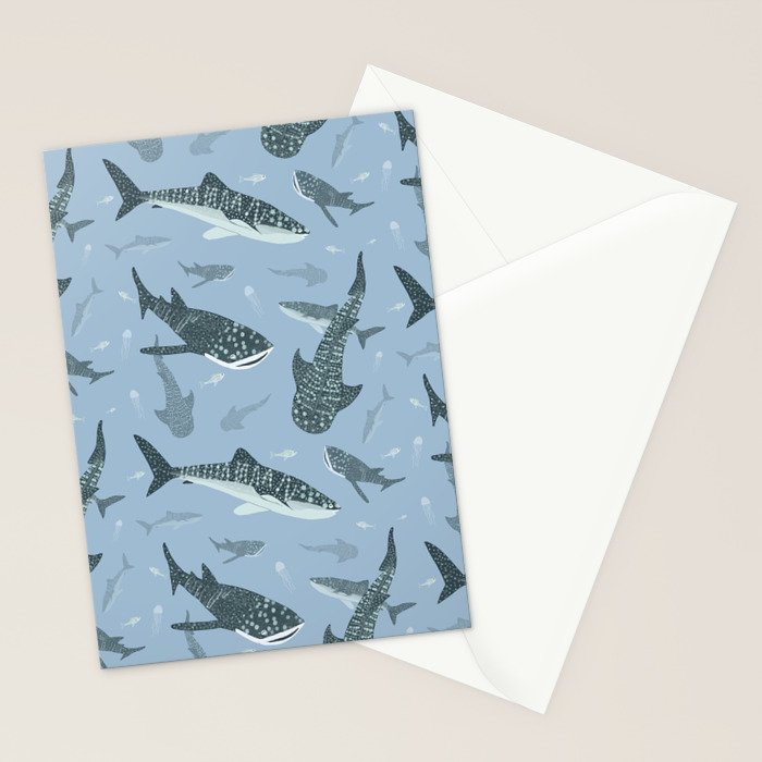 Whale Sharks Stationery Card Gallery Image 2