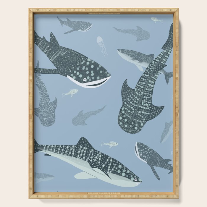 Whale Sharks Serving Tray Gallery Image 1
