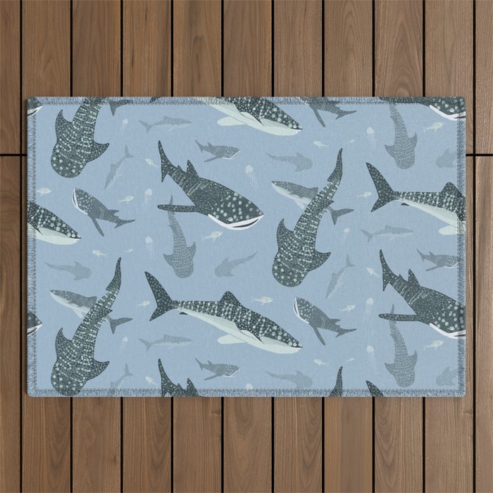 Whale Sharks Outdoor Rug Gallery Image 1