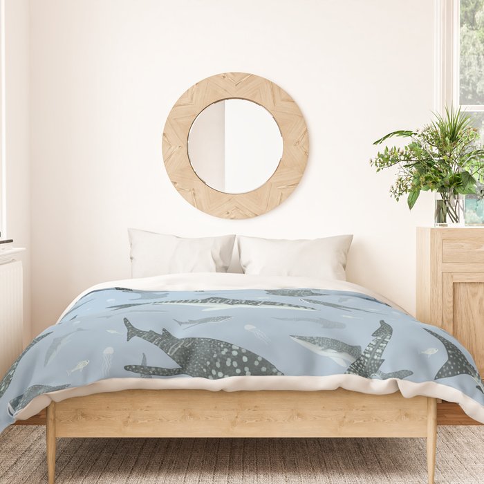 Whale Sharks Duvet Cover Gallery Image 3