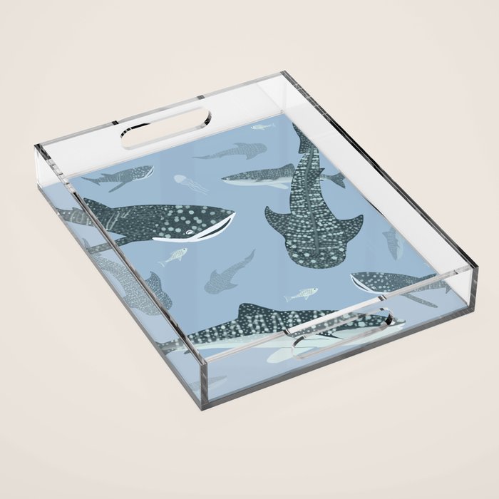 Whale Sharks Acrylic Tray Gallery Image 1
