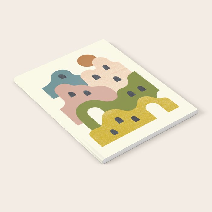 Adobe Village at Sunset Notebook Gallery Image 1