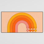 Sweetheart Rainbow Desk Mat Gallery Image 3