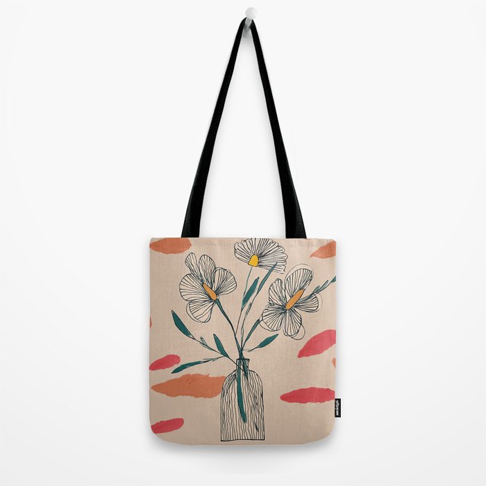 Petals in the Afternoon Sky Tote Bag Gallery Image 2