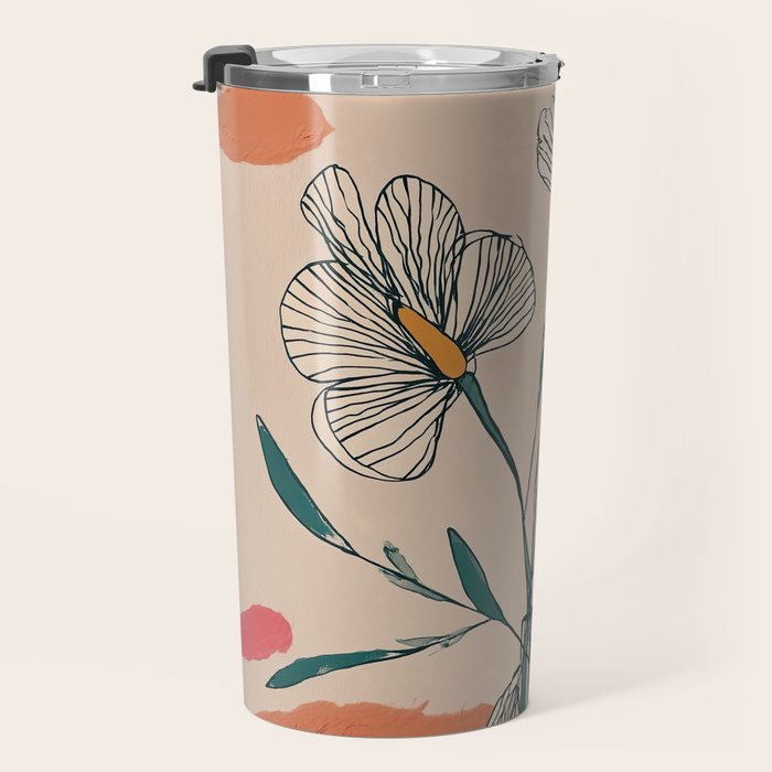 Petals in the Afternoon Sky Travel Mug Gallery Image 3
