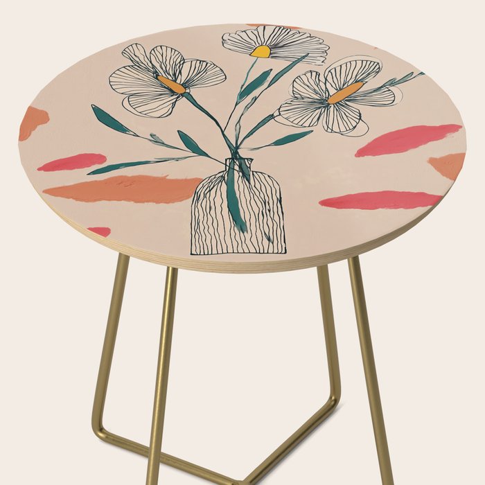 Petals in the Afternoon Sky Side Table Gallery Image 2