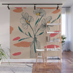 Petals in the Afternoon Sky Wall Mural Gallery Image 1