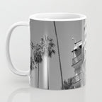 Beverly Hills Hotel, California black and white photograph / black and white photography Coffee Mug Gallery Image 3