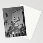 Beverly Hills Hotel, California black and white photograph / black and white photography Stationery Card Gallery Image 2