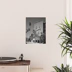 Beverly Hills Hotel, California black and white photograph / black and white photography Poster Gallery Image 2