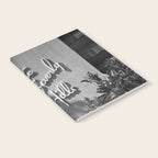 Beverly Hills Hotel, California black and white photograph / black and white photography Notebook Gallery Image 2