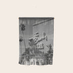 Beverly Hills Hotel, California black and white photograph / black and white photography Wall Hanging Gallery Image 1