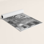 Beverly Hills Hotel, California black and white photograph / black and white photography Yoga Mat Gallery Image 2