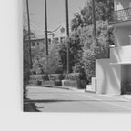 Beverly Hills Hotel, California black and white photograph / black and white photography Poster Gallery Image 3