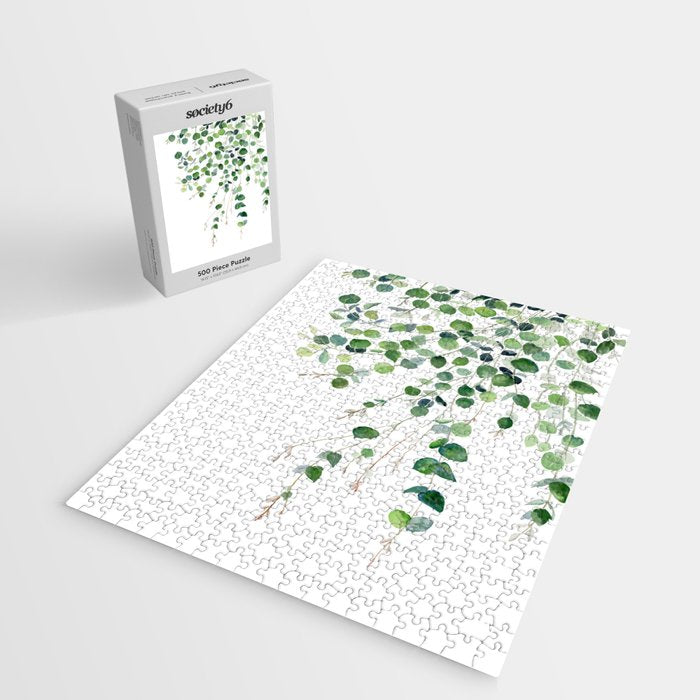 Eucalyptus Watercolor Jigsaw Puzzle Gallery Image 2