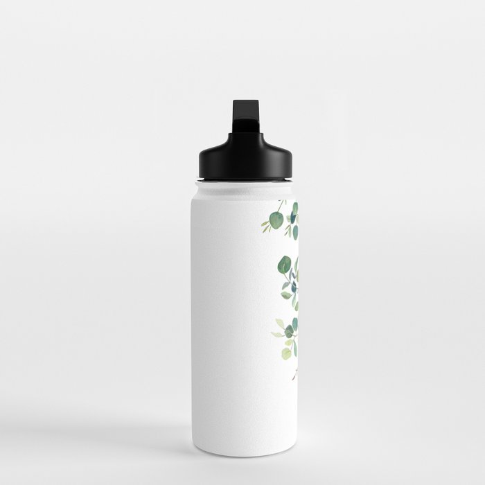 Eucalyptus Watercolor Water Bottle Gallery Image 3