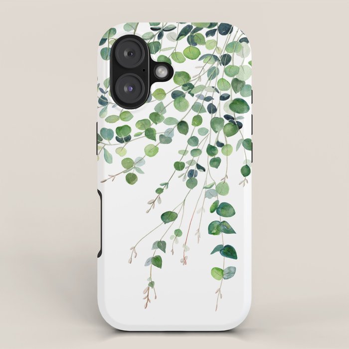 Eucalyptus Watercolor iPhone Case Gallery Image 1