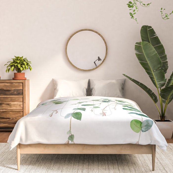 Eucalyptus Watercolor Comforter Gallery Image 3