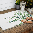 Eucalyptus Watercolor Outdoor Rug Gallery Image 2