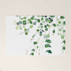 Eucalyptus Watercolor Welcome Mat Gallery Image 1