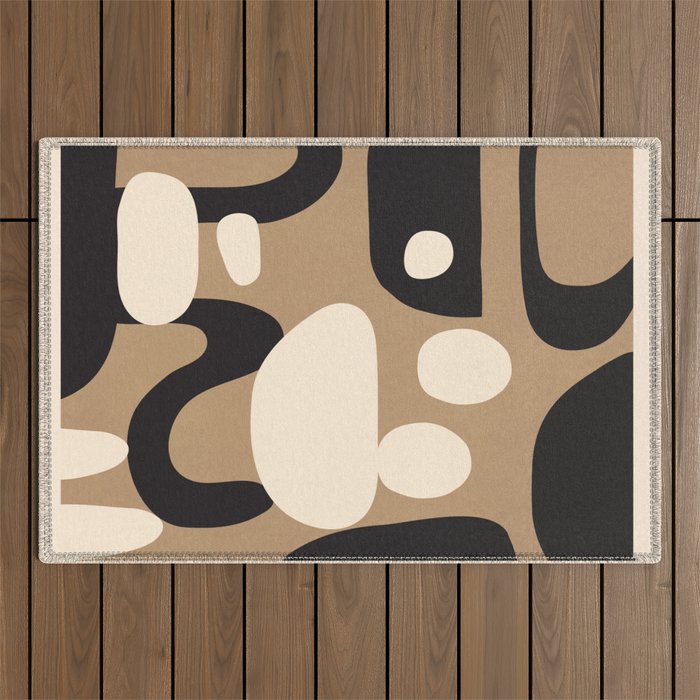 Abstract shapes in the skies 15 Outdoor Rug Gallery Image 1