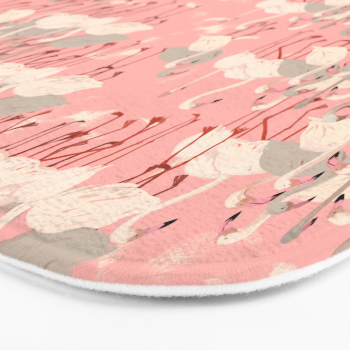 flamingo party Bath Mat Gallery Image 3