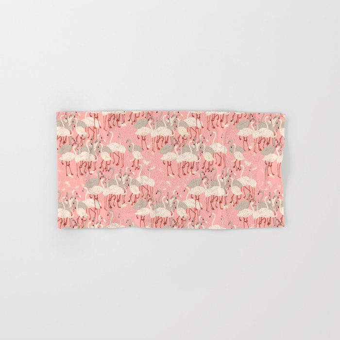 flamingo party Bath Towel Gallery Image 1