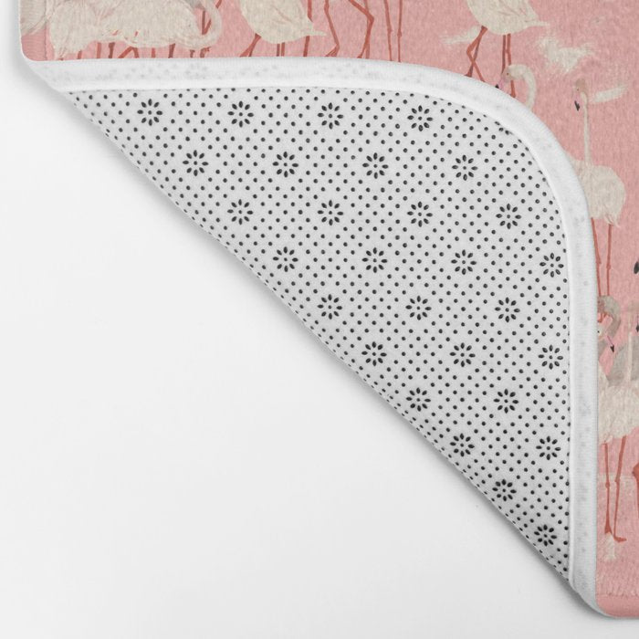 flamingo party Bath Mat Gallery Image 2