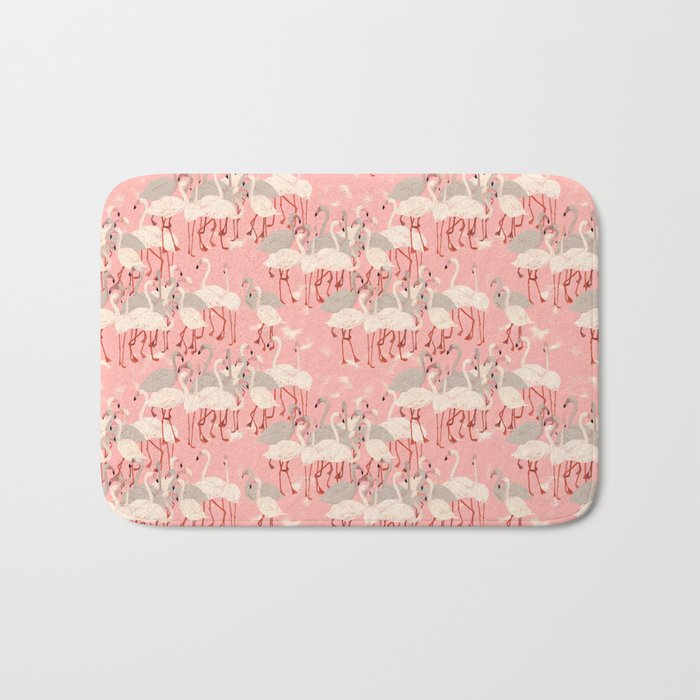flamingo party Bath Mat Gallery Image 1